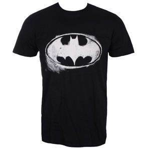 tričko LIVE NATION Batman LOGO MONO DISTRESSED černá S
