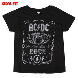 tričko dětské AC/DC - Vtge Cannon Swig - ROCK OFF - ACDCTS49BB 3-4