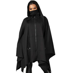 mikina s kapucí KILLSTAR Lightworks Cloak černá XS/M