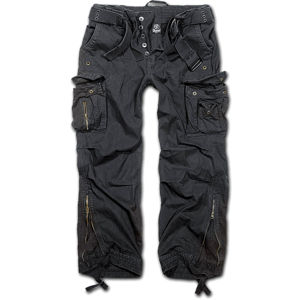 kalhoty plátěné BRANDIT Royal Vintage Trouser Black XXL