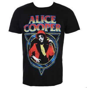 Tričko metal ROCK OFF Alice Cooper Snake Skin černá L