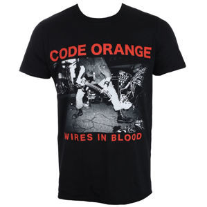 Tričko metal PLASTIC HEAD Code Orange WIRES IN BLOOD černá
