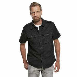 košile pánská BRANDIT - Vintage - 4024-black 5XL