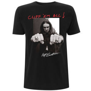 Tričko metal NNM Metallica Cliff Burton černá M