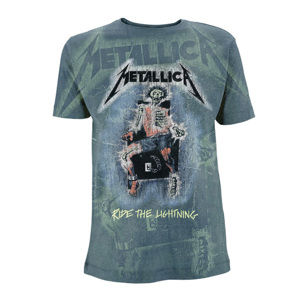 Tričko metal NNM Metallica Ride The Lightning A/O černá