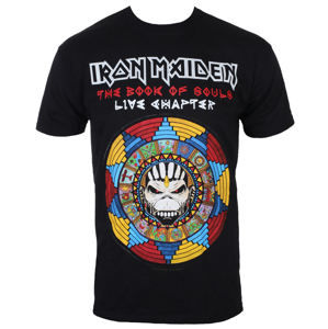 Tričko metal ROCK OFF Iron Maiden BOS Live černá S