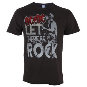 Tričko metal AMPLIFIED AC-DC Let there be Rock černá