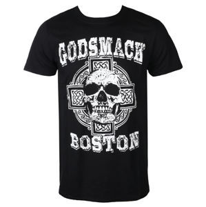Tričko metal ROCK OFF Godsmack Boston Skull černá XL