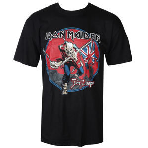 Tričko metal ROCK OFF Iron Maiden Trooper černá M