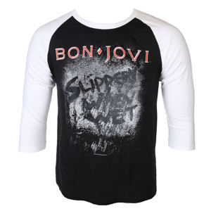 tričko metal PLASTIC HEAD Bon Jovi SLIPPERY WHEN WET černá L