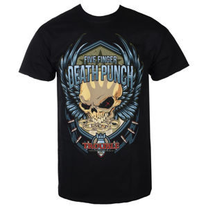 Tričko metal ROCK OFF Five Finger Death Punch Trouble černá XXL