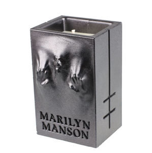 svíčka MARILYN MANSON - BLACK METALLIC - PLASTIC HEAD - PHCAND028