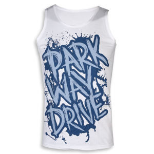 tílko pánské Parkway Drive - Blue Logo - White - KINGS ROAD - 20000564