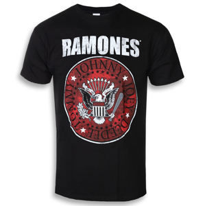 Tričko metal ROCK OFF Ramones Red Fill Seal černá S