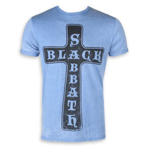 ROCK OFF Black Sabbath Burnout Mid Blue černá M