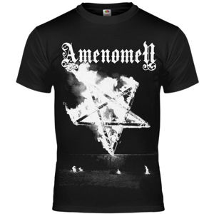 tričko hardcore AMENOMEN PENTAGRAM BURN černá L