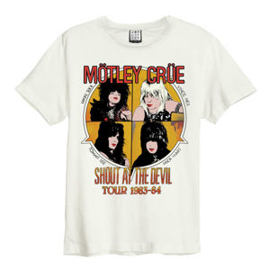 tričko pánské Mötley Crüe - SHOUT AT THE DEVIL - VINTAGE WHITE - AMPLIFIED - ZAV210D06