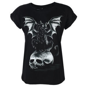 tričko hardcore GRIMM DESIGNS DEVIL CAT černá XL