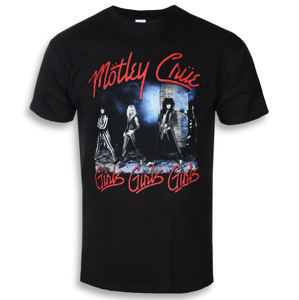 Tričko metal ROCK OFF Mötley Crüe Smokey Street černá L