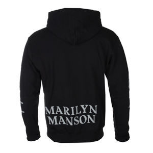 mikina s kapucí ROCK OFF Marilyn Manson Cross černá S