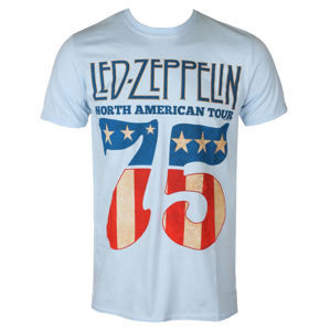 Tričko metal NNM Led Zeppelin 1975 North American Tour černá XL