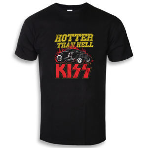 tričko pánské KISS - Hotter Than Hell - Black - HYBRIS - ER-99-KISS008-H69-5-BK