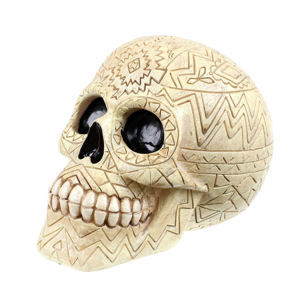 dekorace (pokladnička) Ornament Skull - 78/5963-4