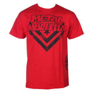 tričko pánské METAL MULISHA - CHECK - RED - MM1951811.01_RED