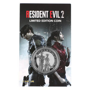 mince Resident Evil 2 - Collectable Coin Leon & Claire Silver Edition - FNTK-RE201