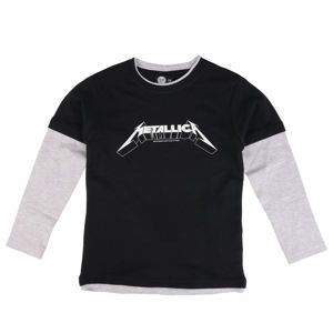 tričko dětské s dlouhým rukávem Metallica - (Logo) - Metal-Kids - 648-29-84-7