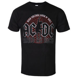 Tričko metal ROCK OFF AC-DC Hard As Rock černá S
