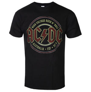 Tričko metal ROCK OFF AC-DC Est. 1973 černá XXL