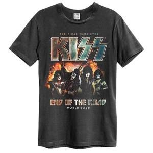 tričko metal AMPLIFIED Kiss END OF THE ROAD černá M