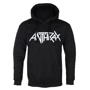 mikina s kapucí pánské Anthrax - Not Man - ROCK OFF - ANTHHOOD03MB S