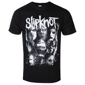 Tričko metal ROCK OFF Slipknot WANYK White černá XL
