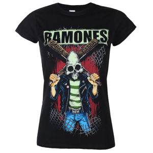 Tričko metal PLASTIC HEAD Ramones GABBA GABBA HEY černá