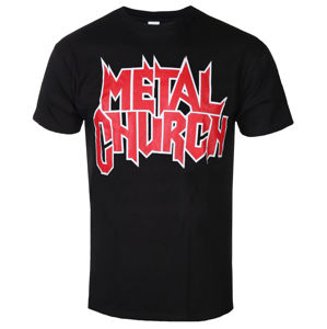 Tričko metal PLASTIC HEAD Metal Church LOGO černá