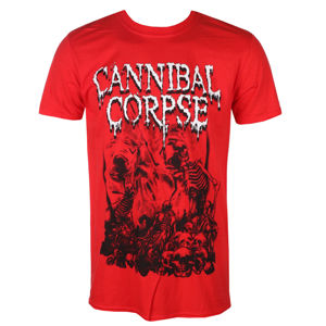 Tričko metal PLASTIC HEAD Cannibal Corpse PILE OF SKULLS 2018 černá XXL