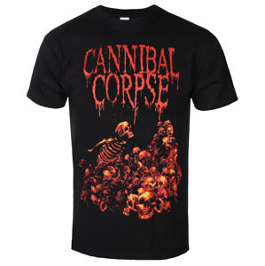 Tričko metal PLASTIC HEAD Cannibal Corpse PILE OF SKULLS černá S