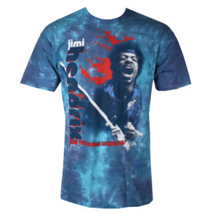 Tričko metal LIQUID BLUE Jimi Hendrix FIRE černá XXL