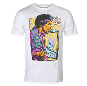 tričko metal LIQUID BLUE Jimi Hendrix POP ART černá XL