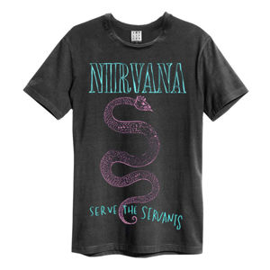 tričko metal AMPLIFIED Nirvana SERVE THE SERVANTS černá S