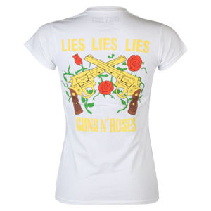 Tričko metal ROCK OFF Guns N' Roses Lies, Lies, Lies černá XL
