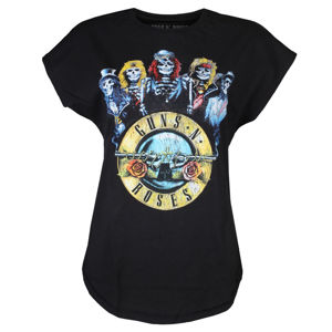 tričko dámské Guns N' Roses - BAND BULLET BLK - BRAVADO - 12160298 M