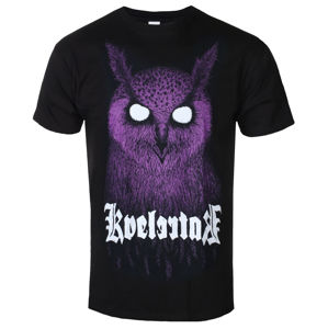 Tričko metal KINGS ROAD Kvelertak Barlett Owl Purple černá XL