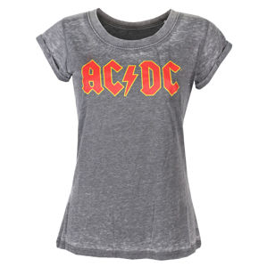 Tričko metal ROCK OFF AC-DC Logo černá