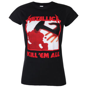 Tričko metal PLASTIC HEAD Metallica KILL EM ALL TRACKS černá XXL
