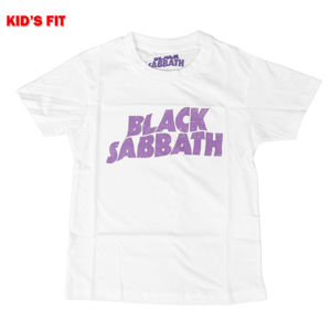 Tričko metal ROCK OFF Black Sabbath Wavy Logo černá 7-8