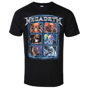 Tričko metal ROCK OFF Megadeth Head Grip černá XL