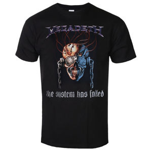 Tričko metal ROCK OFF Megadeth Systems Fail černá XL